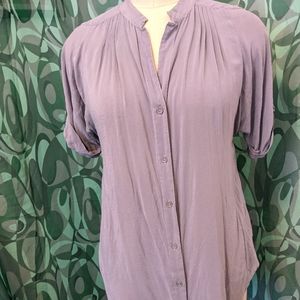 Silk pleated blouse